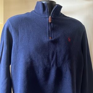 Navy Ralph Lauren longsleeve quarter zip